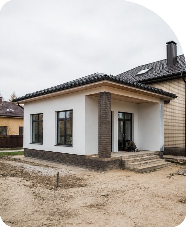 Строительство одноэтажной пристройки в Каспийске от 458145 р. | РадиДОМА-Ксп